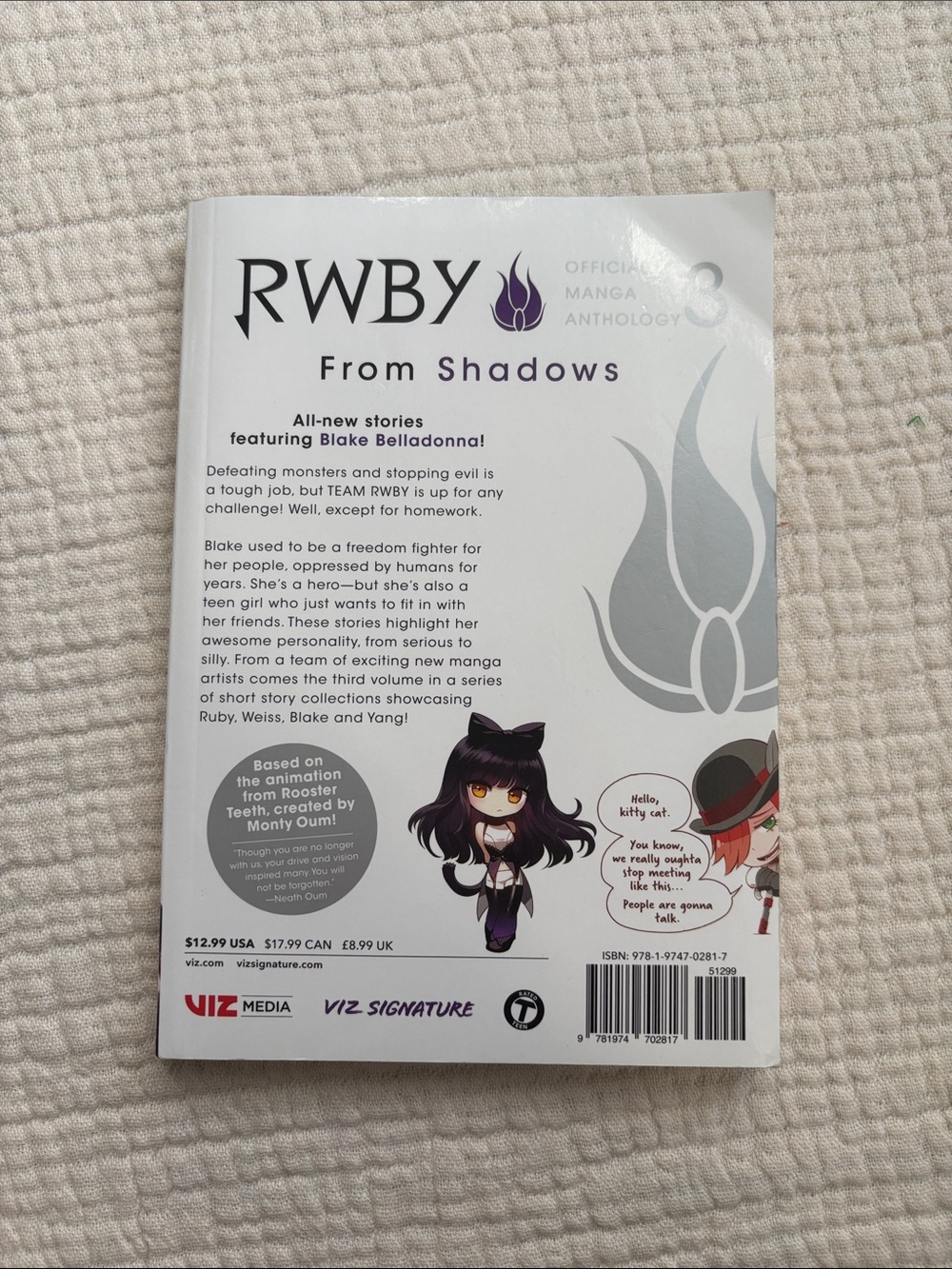 3 / $30 💘 RWBY Official Manga Anthology Volume 3 From Shadows - Picture 2 of 3